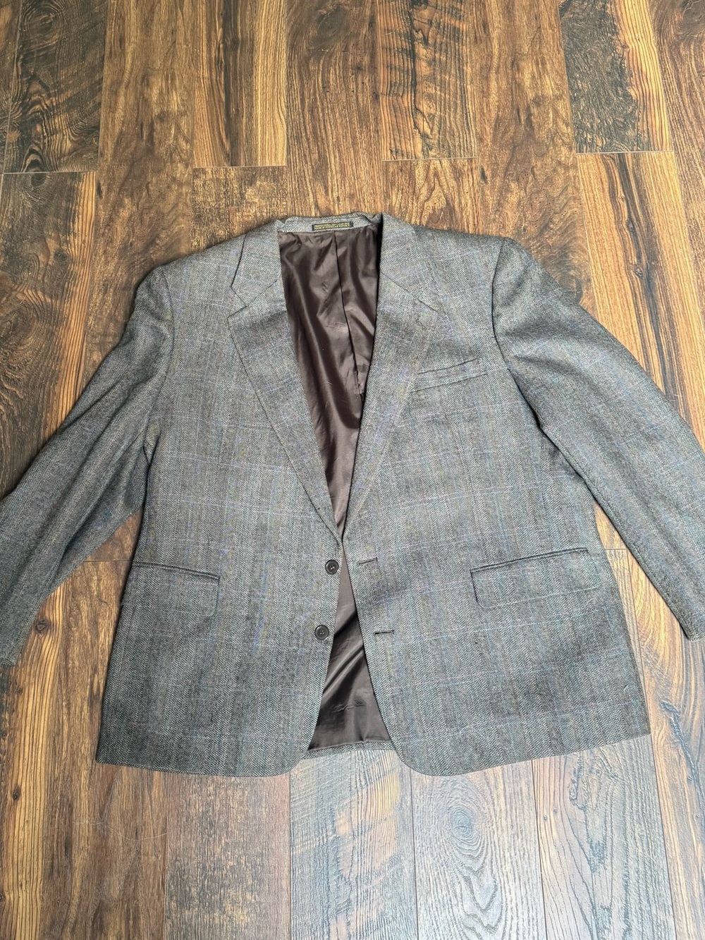 Oliver Hunt Grey Wool Blazer